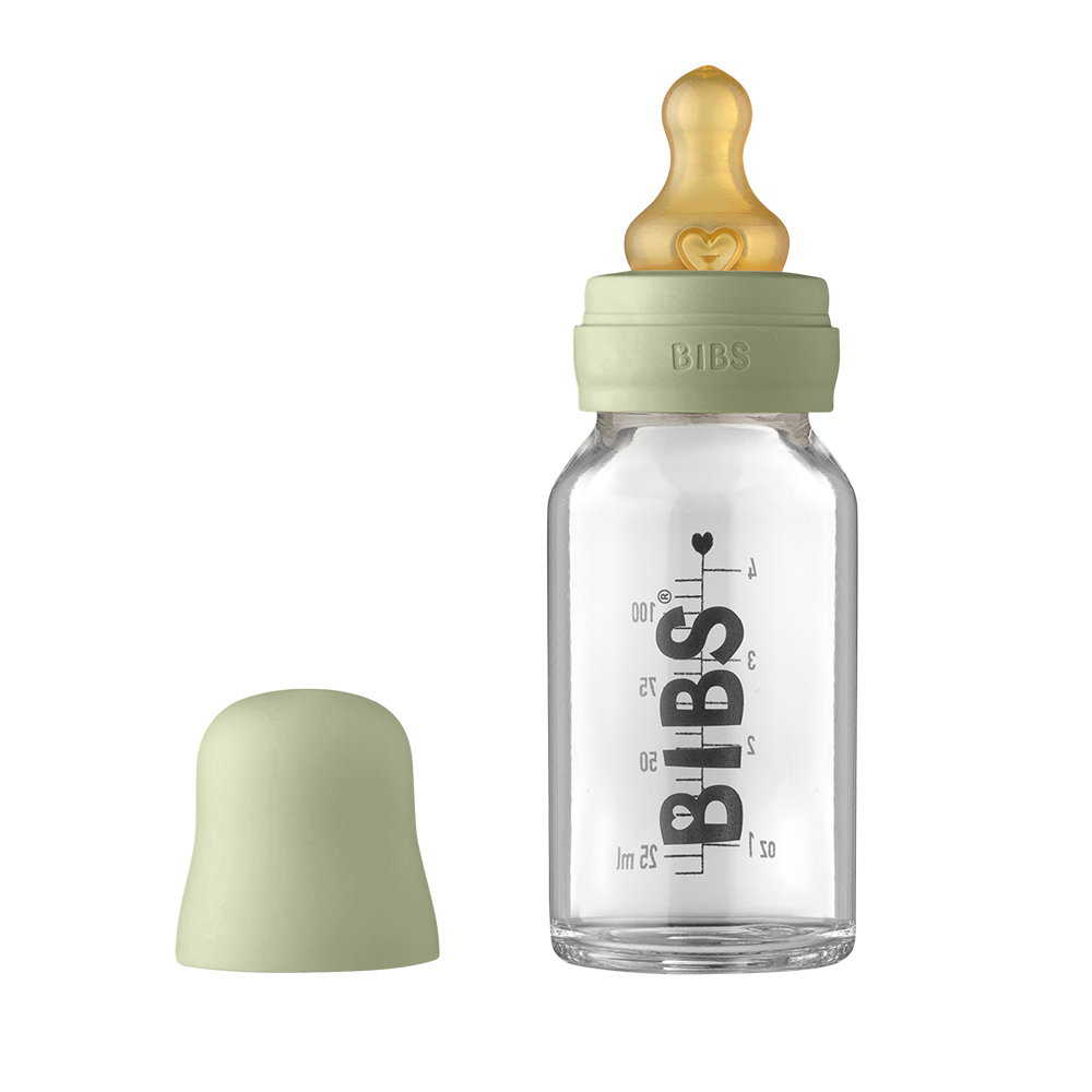 Baby Glass Bottle Set Latex 110 ml