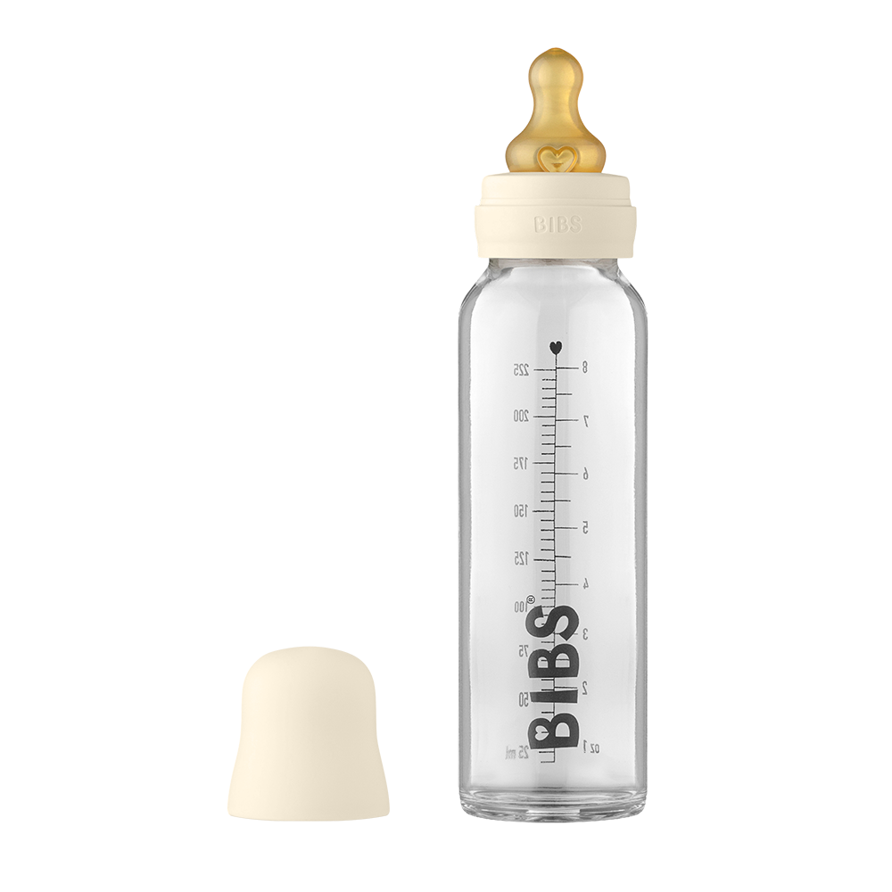 Baby Glass Bottle Set Latex 225 ml