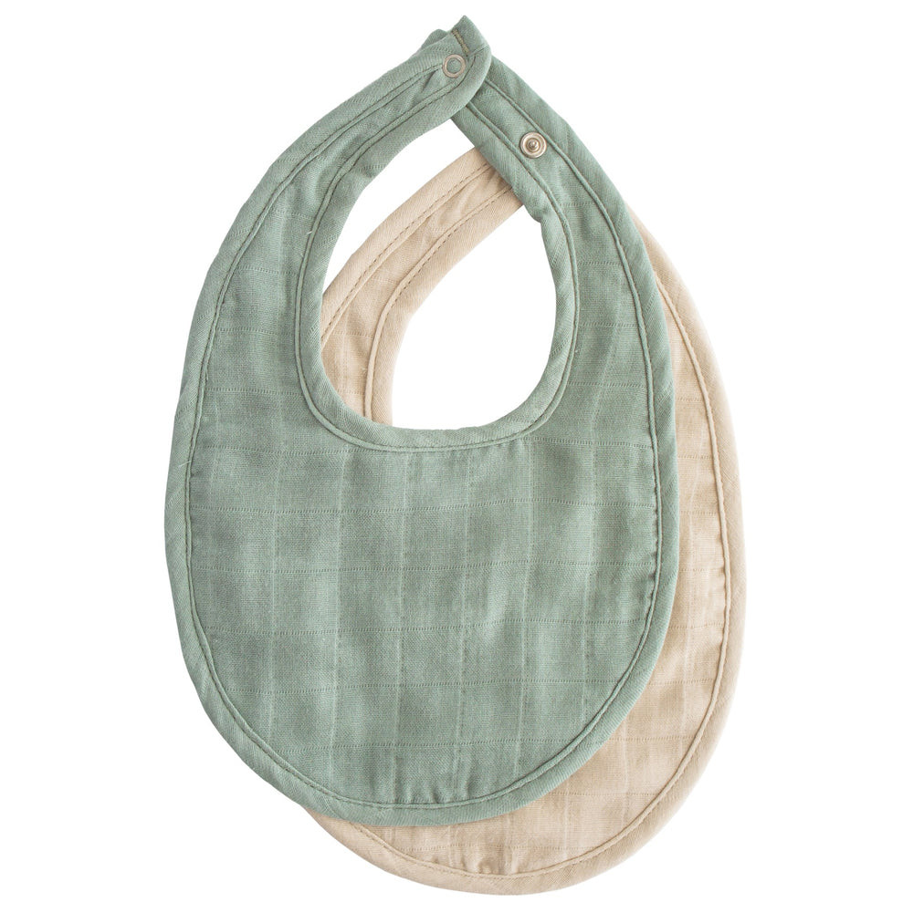 Organic Muslin Bib 2-Pack