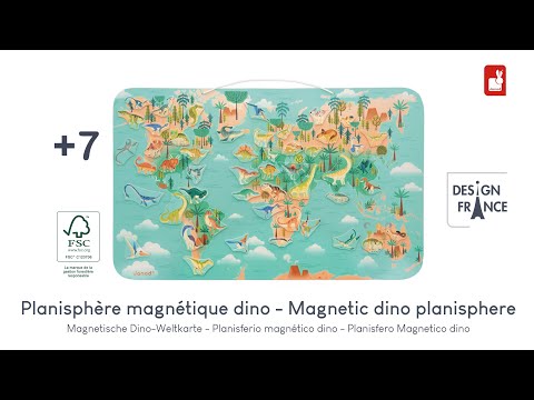 
                  
                    Load and play video in Gallery viewer, Magnetic Dinosaur Planisphere - 50 Magnets
                  
                
